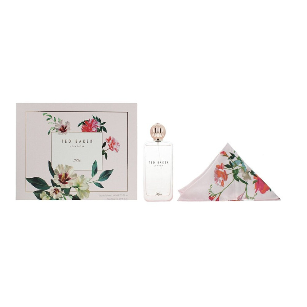 Ted Baker Mia Gift Set 100ml EDT Spray + Hair Tie