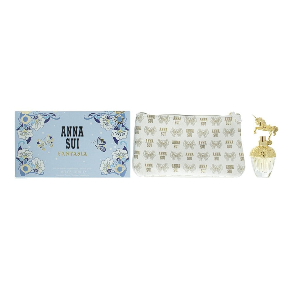 Anna Sui Fantasia Gift Set 30ml EDT Spray - Pouch