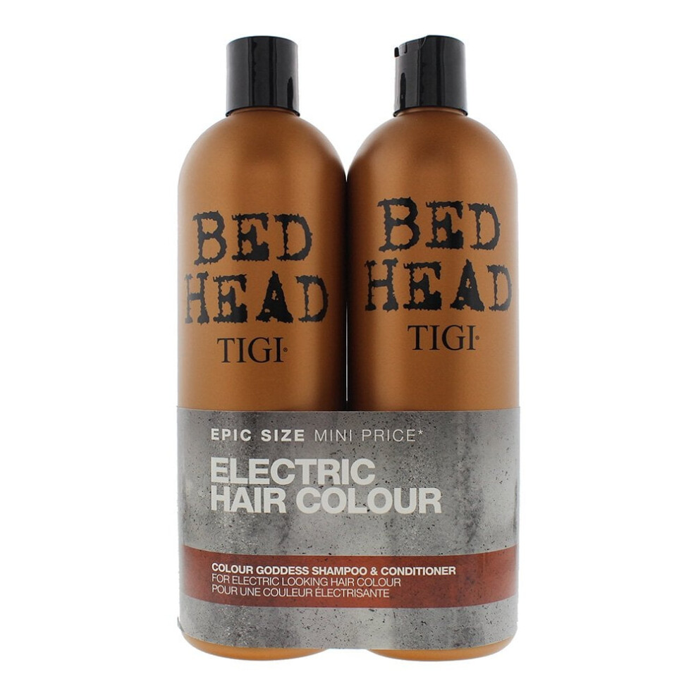 Tigi Bed Head Electric Hair Colour Colour Goddess Shampoo And Conditioner 750ml