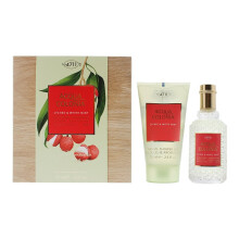 Shower Gel, 4711, Eau De Cologne, Unisex, 50 ml + Acqua Colonia, Lychee & White Mint, Moisturizing, Body, All Skin Types, 75 ml