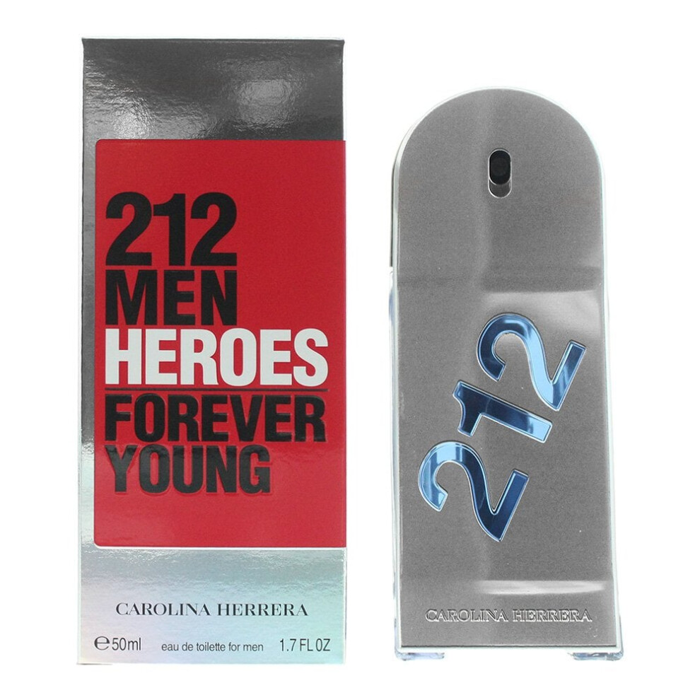 212 Heroes Cologne by Carolina Herrera 50 ml EDT Spray for Men - Image 4