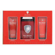 Lamborghini Sportivo 3 Piece Gift Set: EDT 125ml - Shower Gel 100ml - Aftershave Balm 100ml