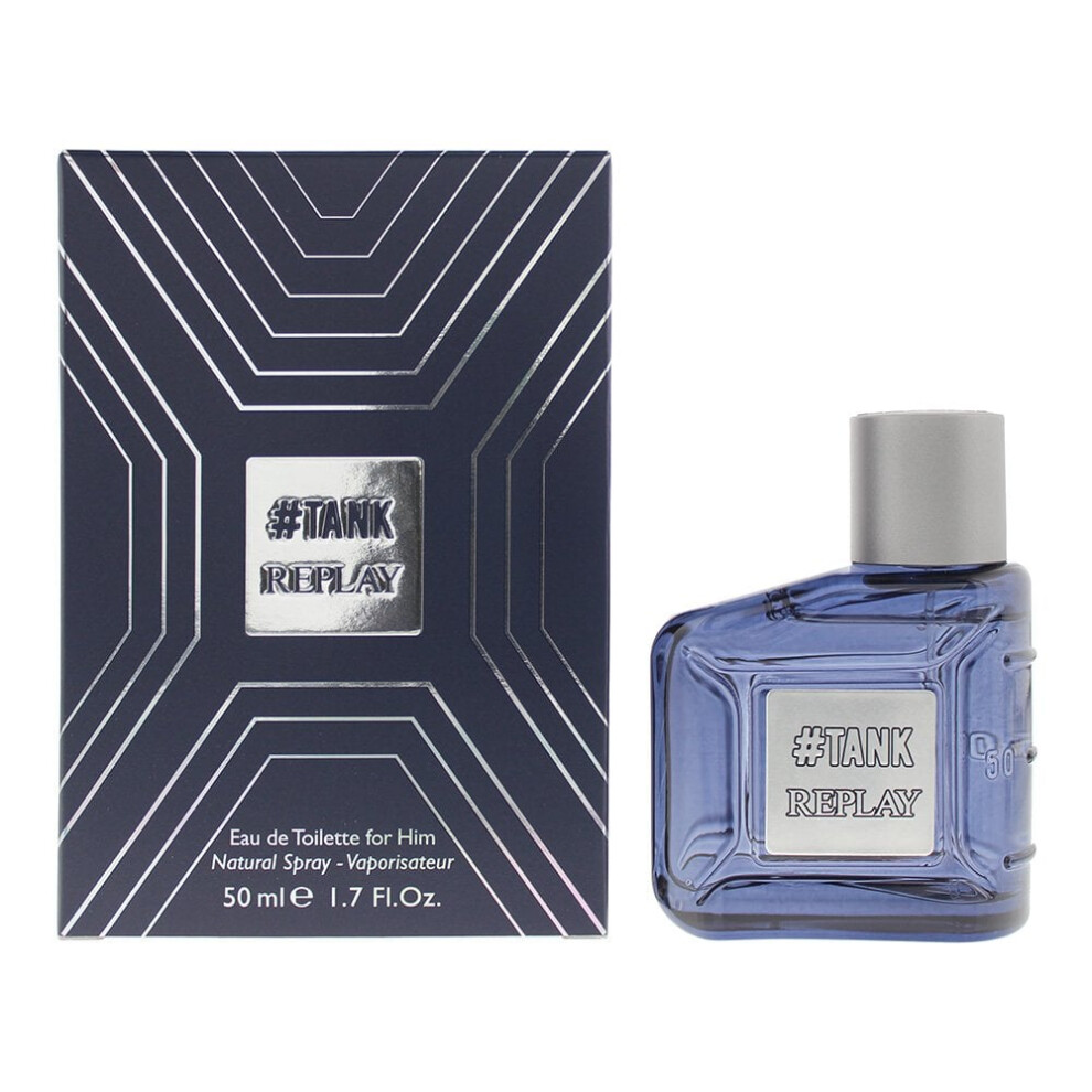 Replay Tank For Him 50Ml Edt Spray