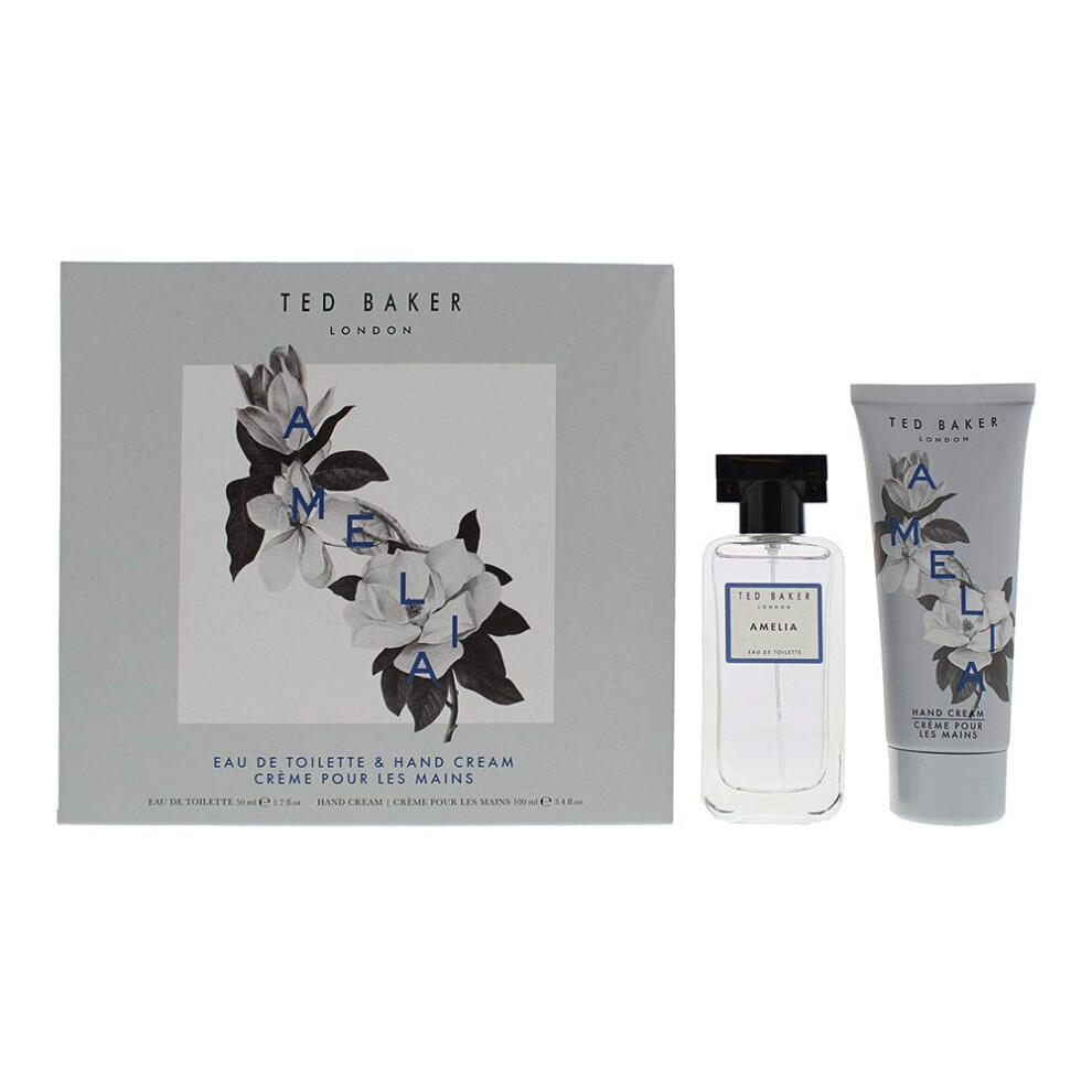 Ted Baker Amelia Gift Set 50ml EDT Spray + Hand Cream 100ml