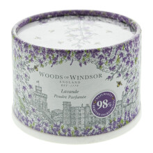 Woods of Windsor Lavender Perfumed Talcum Powder Floral Dusting Powder with Body Puff Scented Powder for Women to Help with Odor Control and Ch