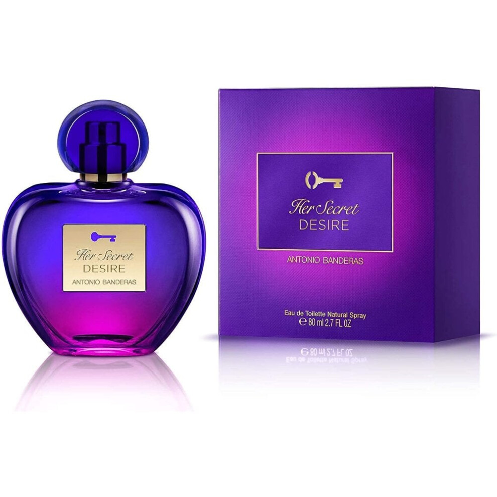 Photos - Women's Fragrance Antonio Banderas Her Secret Desire 80ml EDT Spray 