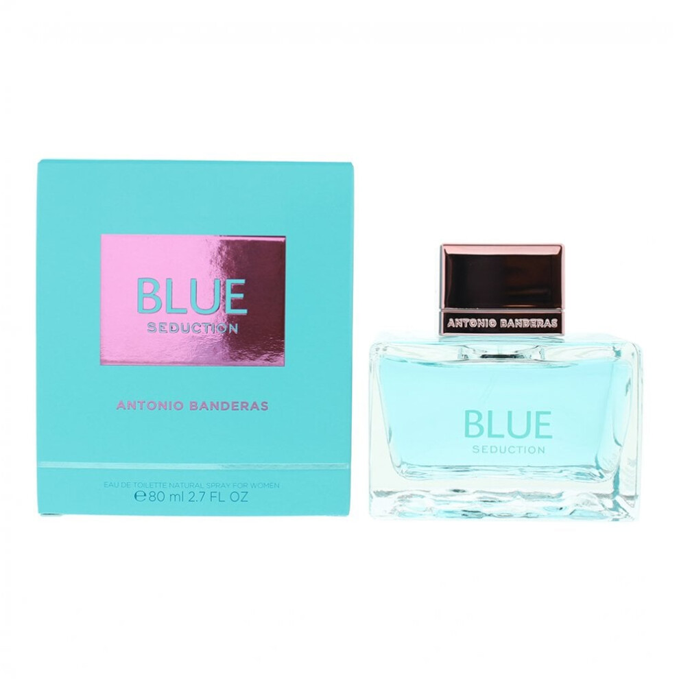Antonio Banderas Seduction For Edt Spray Women's Blue 80Ml