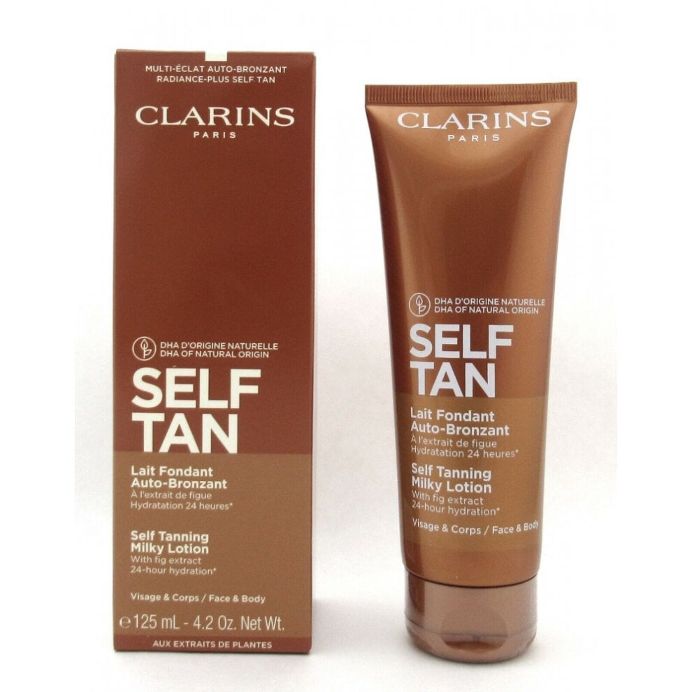 Clarins Self Tanning Milky Lotion Face And Body 125ml
