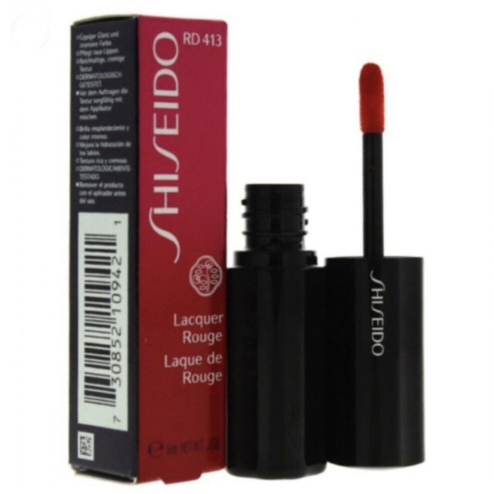 Shiseido Lacquer Rouge Lipstick - RD413 Sanguine