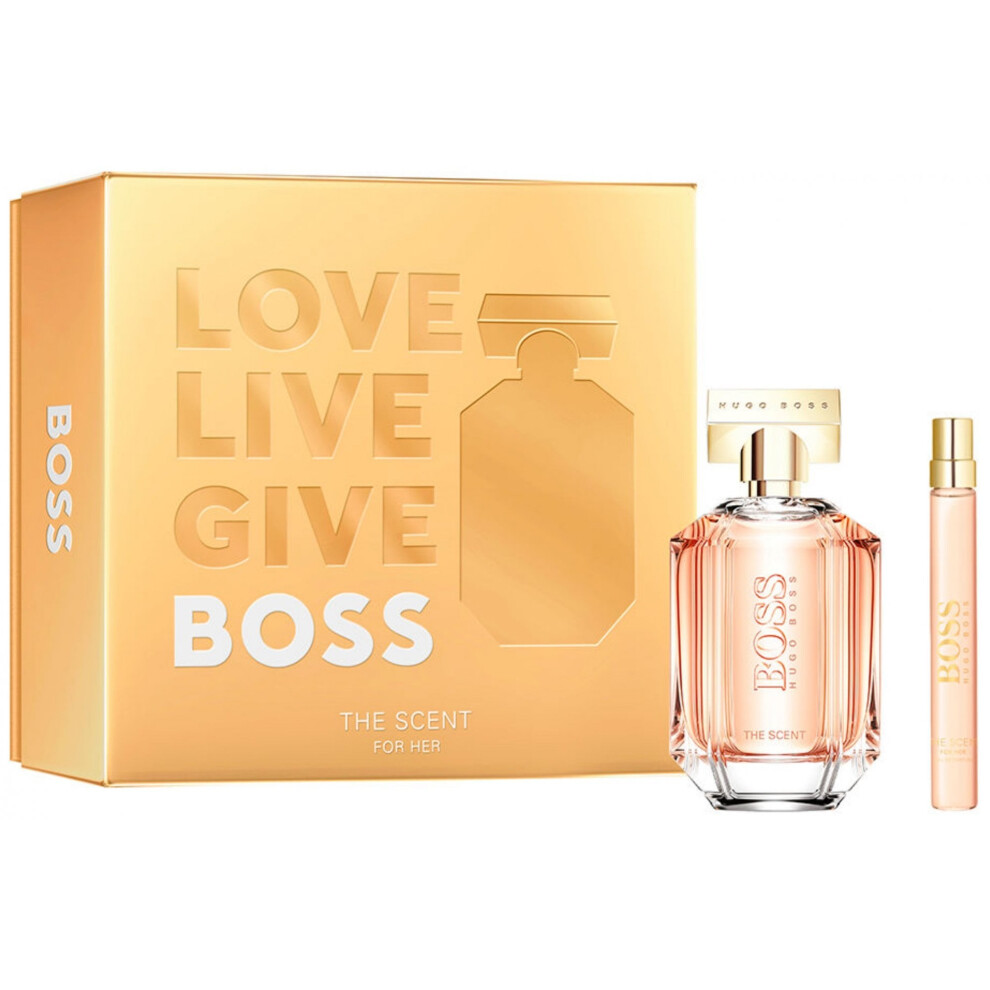 Hugo Boss The Scent For Her Gift Set 100ml EDP Spray + 10ml EDP