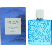 RAYHAAN Ocean Rush Eau de Parfum Spray for Men 3.4 Ounce
