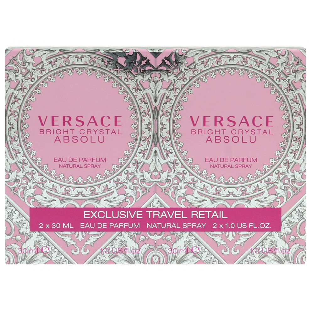 Versace Bright Crystal Absolu Gift Set 2 X 30Ml Edp
