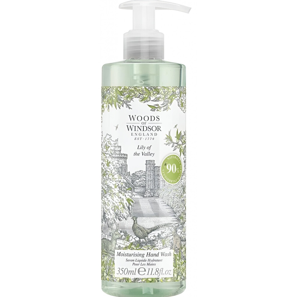 Woods of Windsor Lily Of The Valley Hand Wash Soap 350ml in Green - Image 11