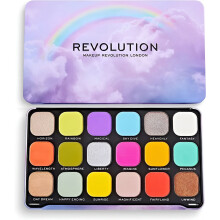 Makeup Revolution, Rainbow, Paletă de farduri de ochi, 18, 19.8 g