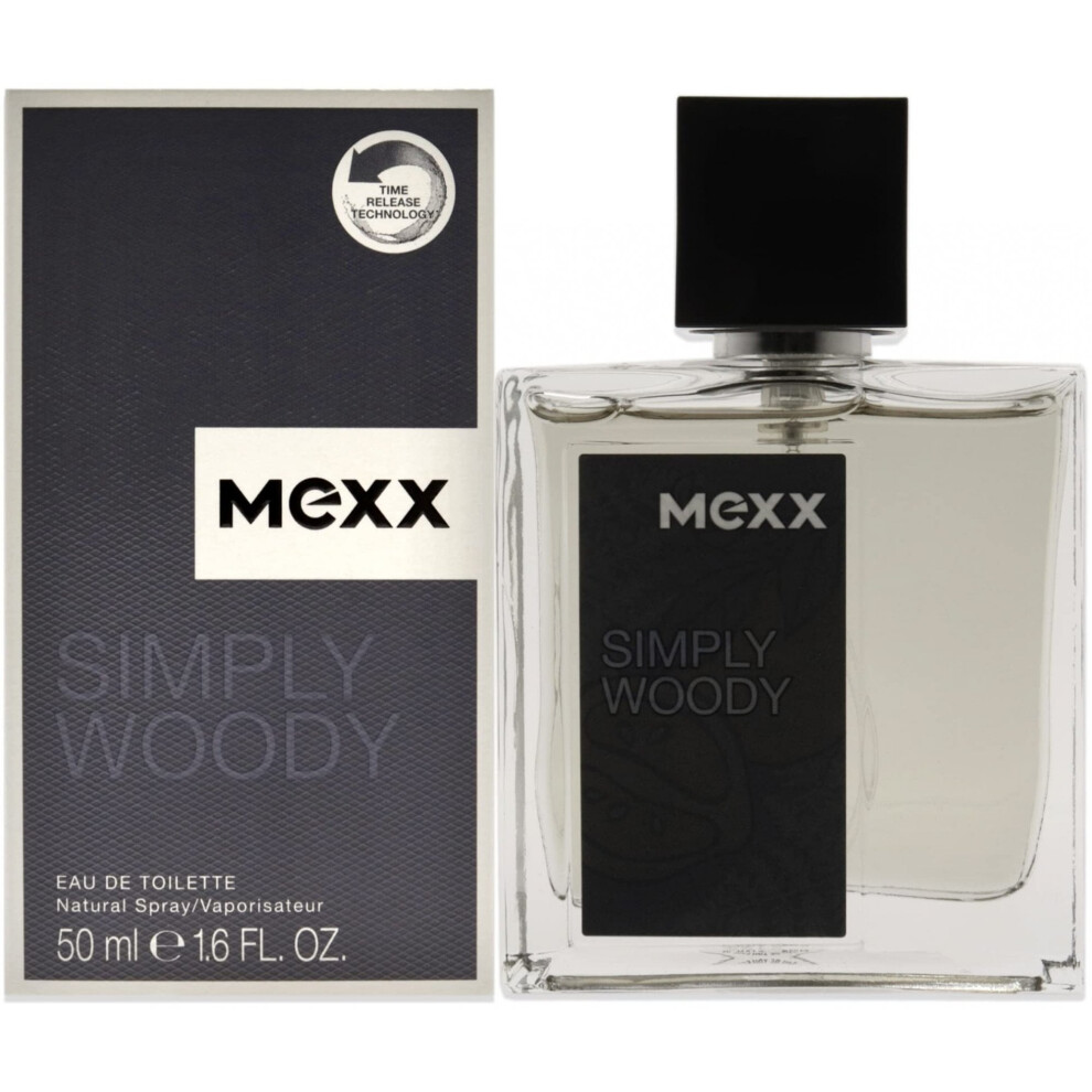 Mexx Men's Simply Woody 50Ml Edt Spray