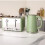 Hamilton Beach Hamilton Beach, Harmony Toaster, 4 Slice, Matcha, HBT018M 4