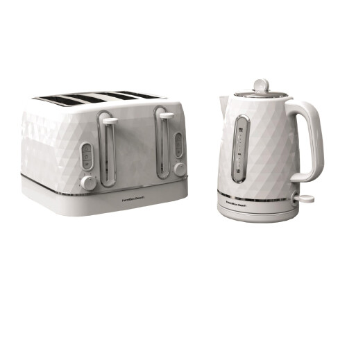 Hamilton Beach Hamilton Beach, Diamond Toaster, 4 Slice, White, HBT3221W 1