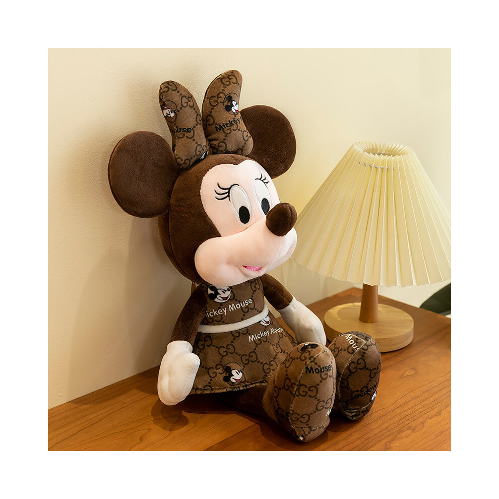 (Minnie Brown, 70cm) Minnie Doll Mickey Cartoon Animal Plush Toy For Kids Gift Filling Cotton Pp-image-OPC-PH9227P-NEW