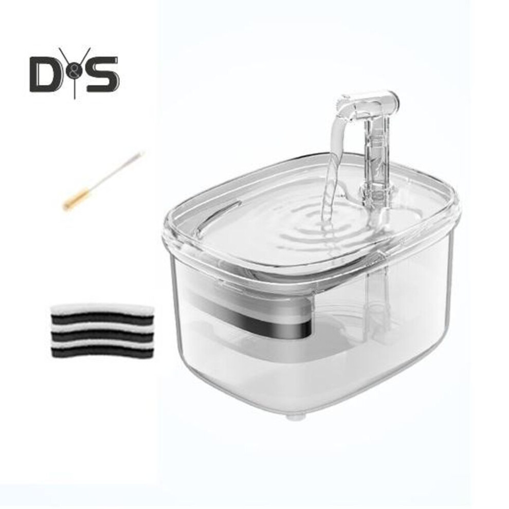 Automatic Cat Water Fountain with 5-Level Filtration System Low Noise Easy to Clean Cat Water Fountain Pet Water Dispenser