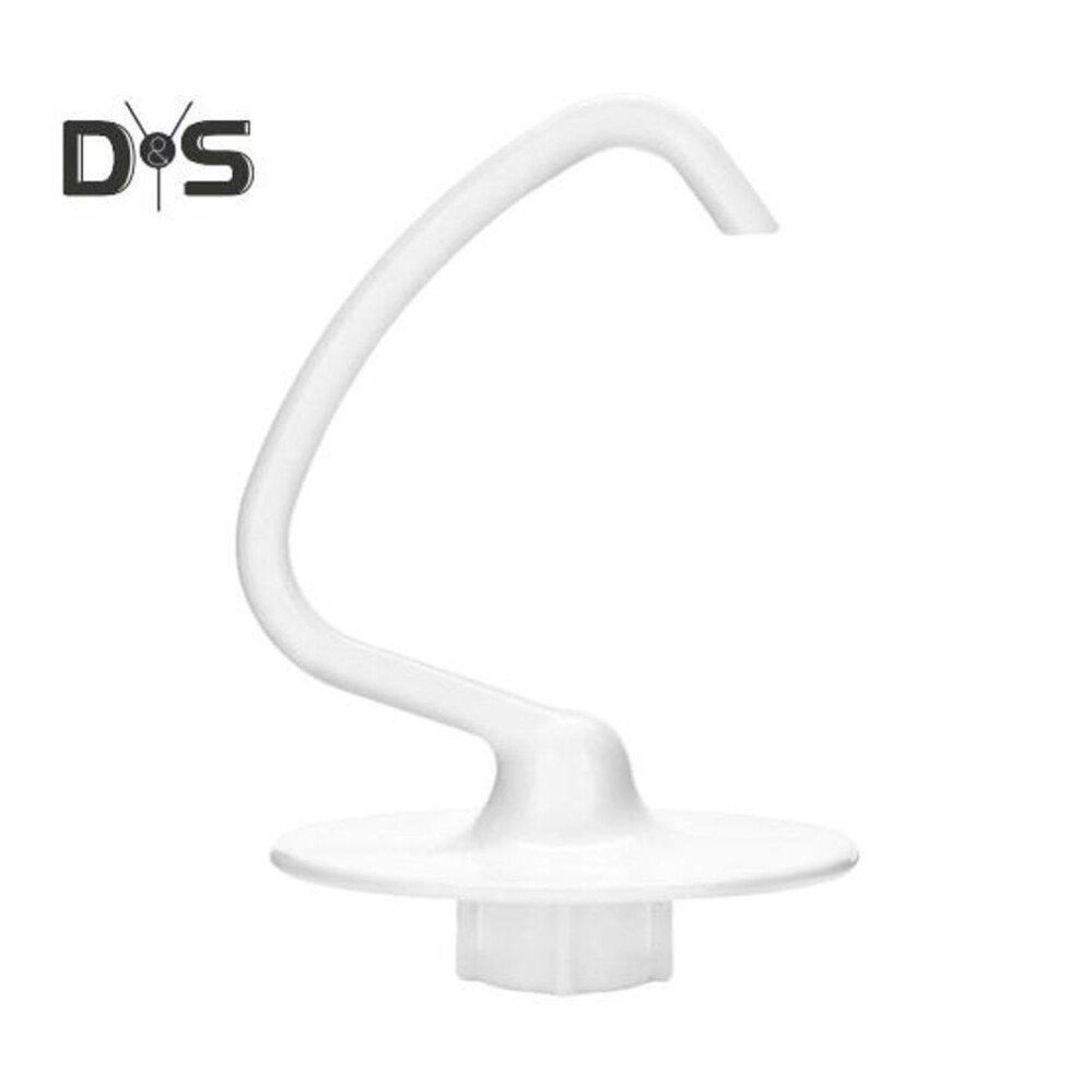 Dough Hook Attachment For Kitchenaid Stand Mixer K45 K45ss Ksm90 Ksm150 Ksm75 Ksm103 Bread Hook Replacement Compatible With 4.5-5 Qt Bowls Blender