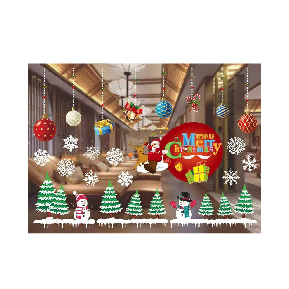 (Snowman) Christmas Wall Merry Stickers Window Glass Decals Home Room Xmas New Decor Year-image-OPC-PH925WJ-NEW