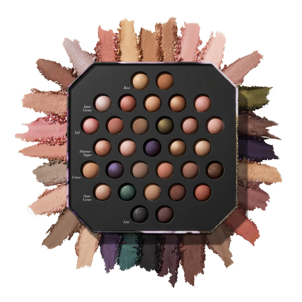LAURA GELLER NEW YORK The Ultimate Palette Baked Eyeshadow Palette Sensation Soiree - 31 shades - Matte and Shimmer Shades - Pigmented Crease-Proof Ey