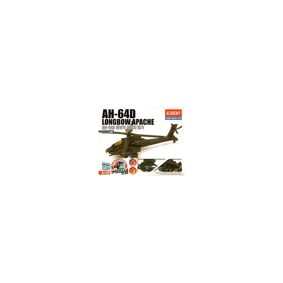 ACAS80155 - * Academy 4D Puzzle AH-64D Apache-image-OPC-PQRPTF-NEW