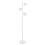 Litecraft Alyssa Task Floor Lamp 3 Light - White 1