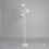Litecraft Alyssa Task Floor Lamp 3 Light - White 5