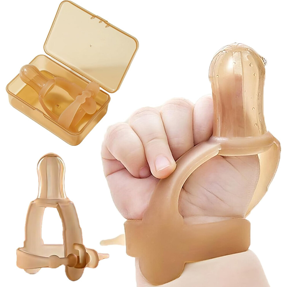 (A) Nail Biting Treatment for Kids,Stop Thumb Sucking for Kids Ages 2-4 – Soft & Comfortable Thumb Guard for Finger Sucking Prevention, Safe
