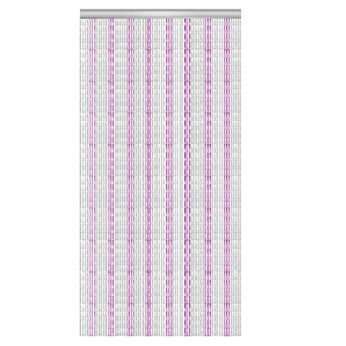 (Purple) 214 x 90cm Aluminium Chain Curtain Insect Blinds