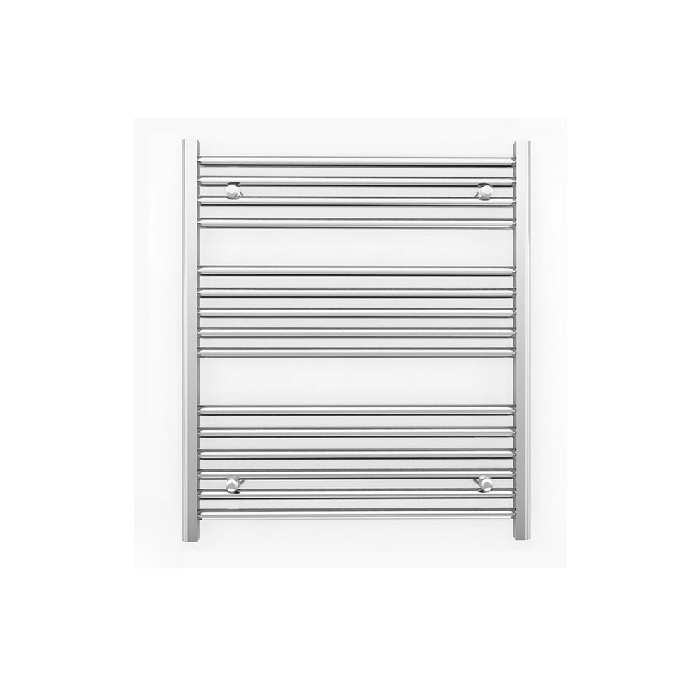 Myhomeware Ltd (800 X 800Mm (Btu: 1216)) Chrome Bathroom Designer Straight Towel Radiator