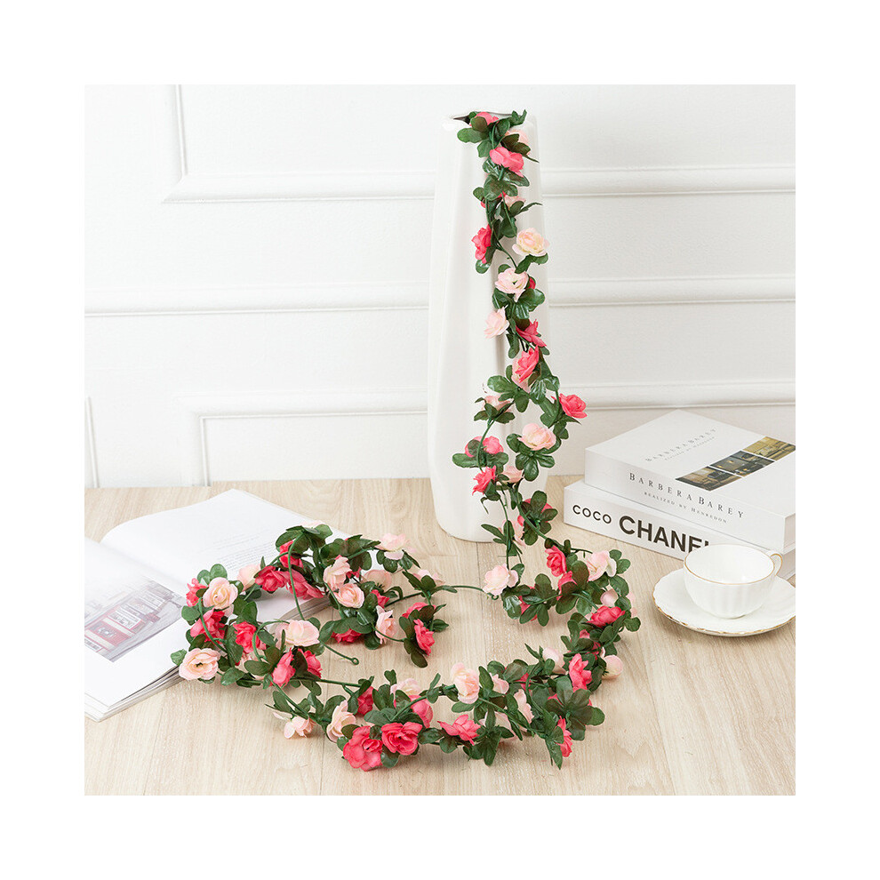 (Pink) Artificial Peony Flower Vine Garlands For Event Decor Photography And Props Pink