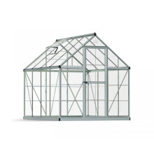 Greenhouse Harmony 6X8 - Polycarbonate - L247 x W185 x H208 - Silver