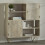 Light Gold Display Cabinet - Solid Mango Wood - L40 x W120 x H135 cm 3