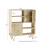 Light Gold Display Cabinet - Solid Mango Wood - L40 x W120 x H135 cm 4