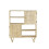Light Gold Display Cabinet - Solid Mango Wood - L40 x W120 x H135 cm 1
