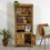 Surrey Bookcase with Doors - Solid Mango Wood - L40 x W70 x H165 cm 4