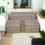 Wide Rectangle Chequered Standard Ottoman with Storage (Set of 3) - Wood 3