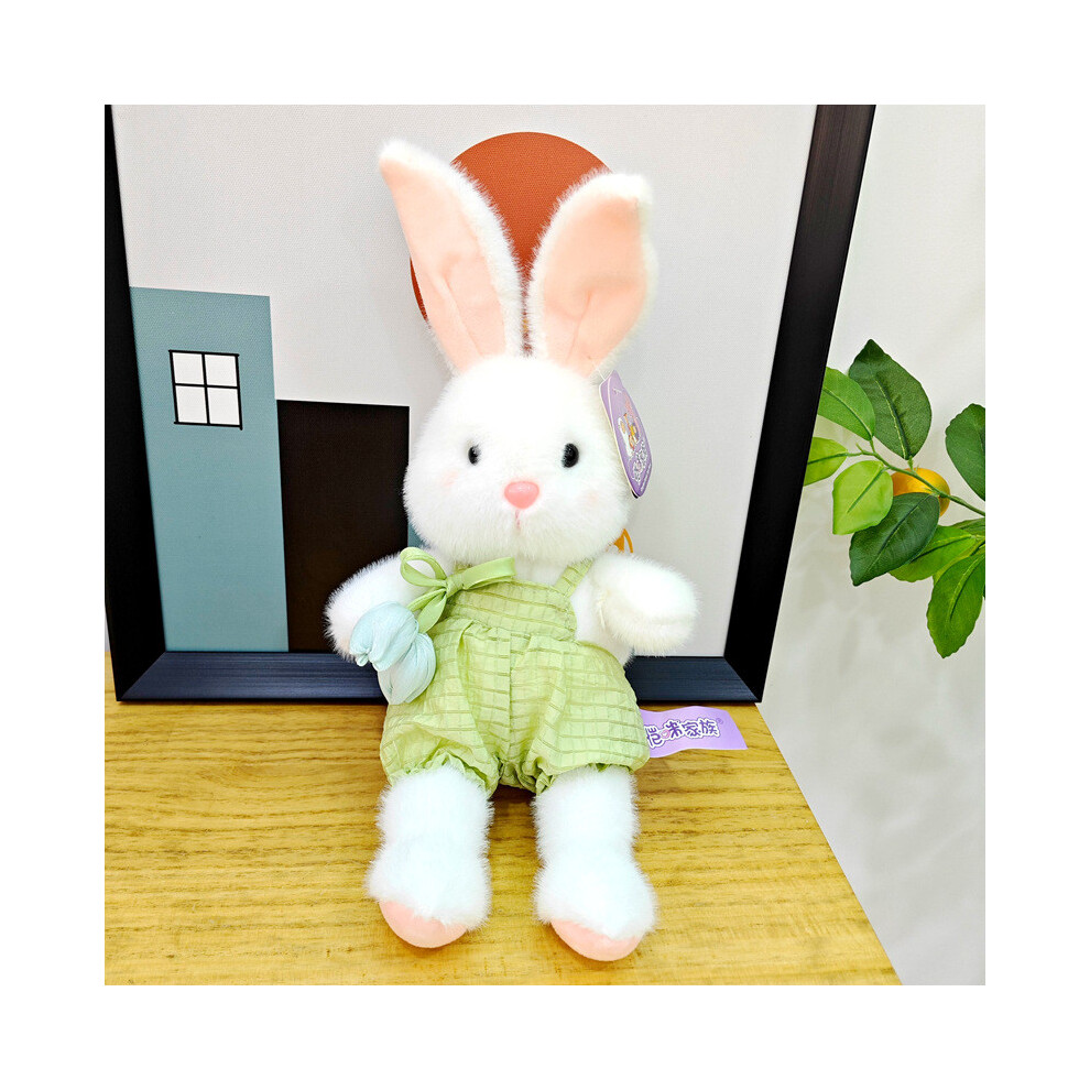 (Green, 45cm) Pants Small Strap Flower Rabbit Plush Toys Childrens Birthday Dolls Gifts-image-OPC-PH957QK-NEW