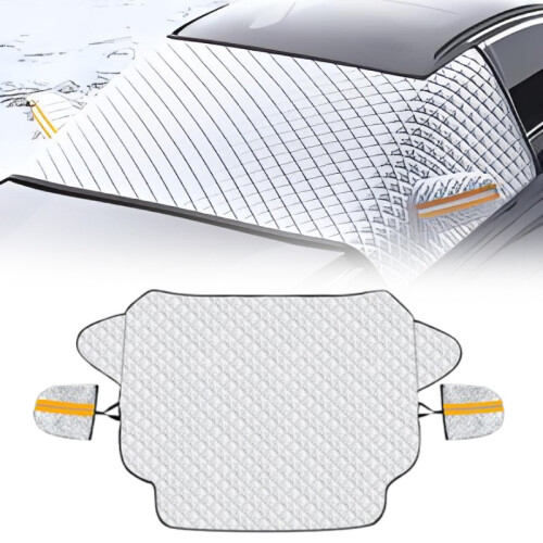 Car Cover Windscreen Window Uv Sun Protector Screen Frost Ice Snow Dust Tool 2