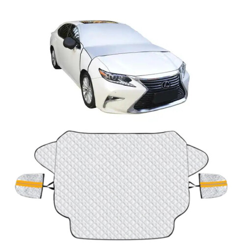 Car Cover Windscreen Window Uv Sun Protector Screen Frost Ice Snow Dust Tool 1