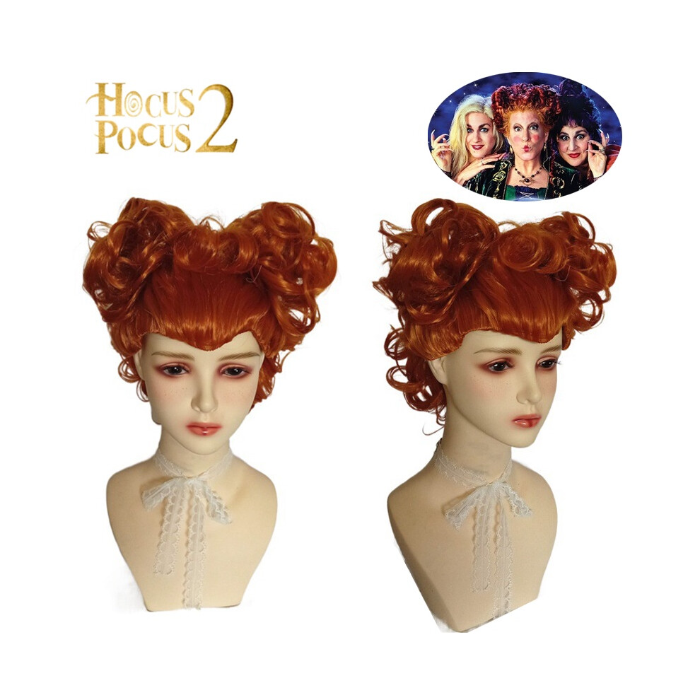 Winifred Pocus Hocus Sanderson Wig Witch Cosplay Hair Adults Halloween Carnival