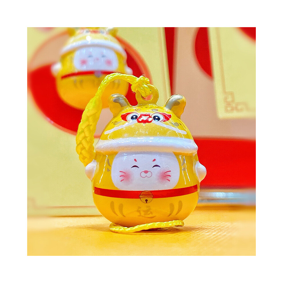 (Good Luck) Fortune Lion Dragon Cat Water Sound Bell Cartoon Pendant Creative Gift New Year-image-OPC-PH95DGN-NEW