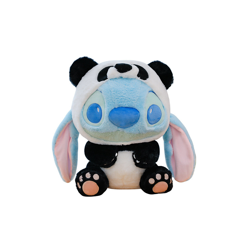 (Panda, 45cm 0.65kg) Stitch Panda Stuffed Animal Plush Kids Toy With Soft Collectible Filling Decor