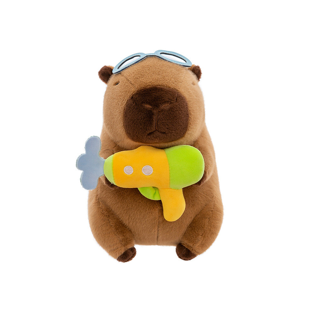 (Water Gun Tapir, 40cm) Capybara Diver Water Gun Plush Toy With Backpack For Summer Collectors Vacation-image-OPC-PH95DS6-NEW