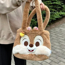 Dale Chip Plush Bags Squirrel Shoulder Daily Large Capacity Material Kid Women