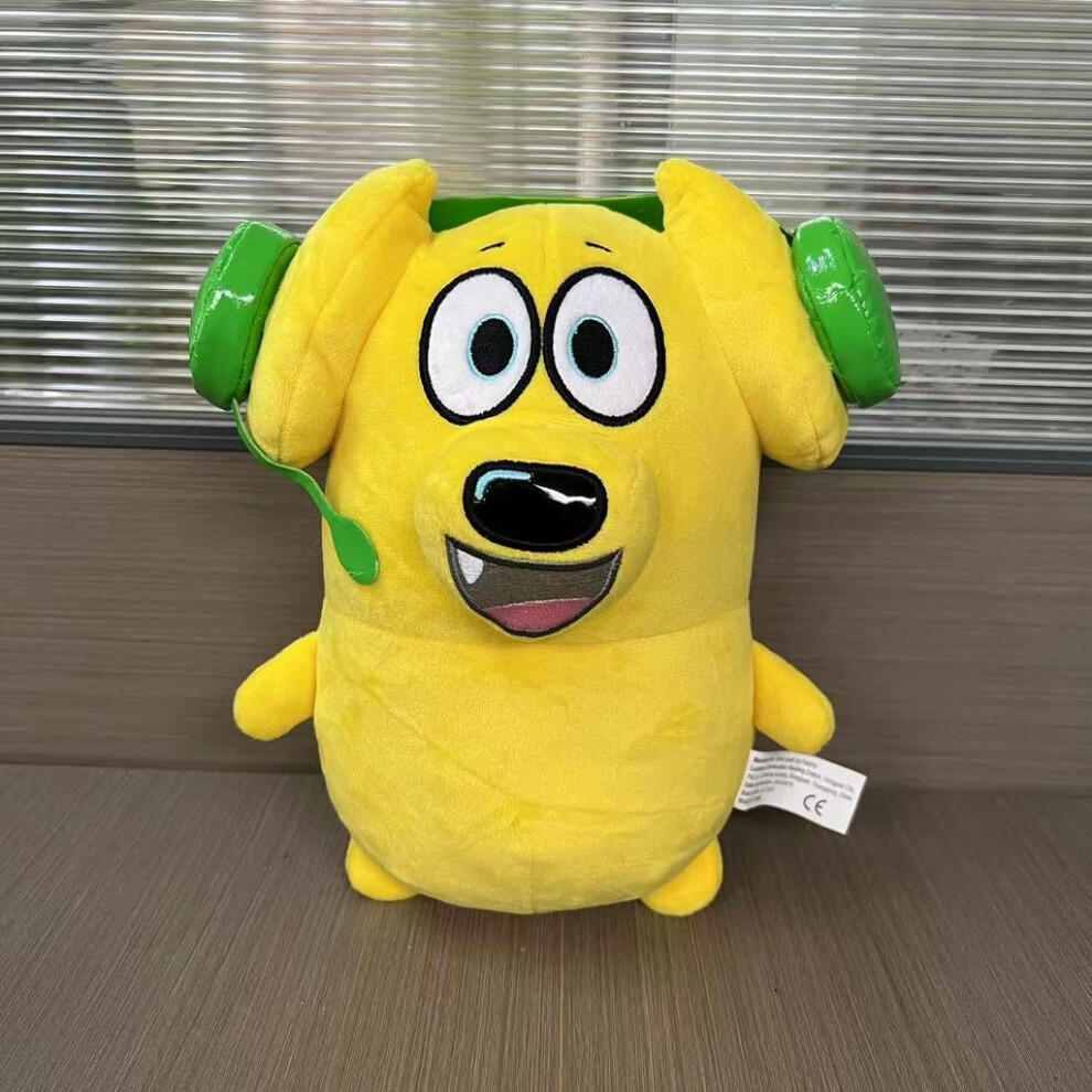(Yellow) Tyler And Roblox Snowi Dog Plush Toy Cartoon Stuffed Doll Decoration Animal Yellow