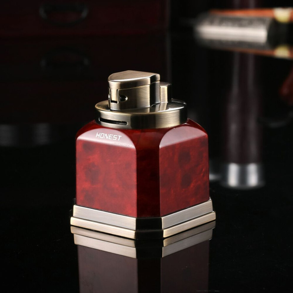 Yeuligo (Jungle) Honest Metal Desktop Inflatable Four Torch Lighter Boutique Windproof Welding Gun Point Incense Cigar Wholesale