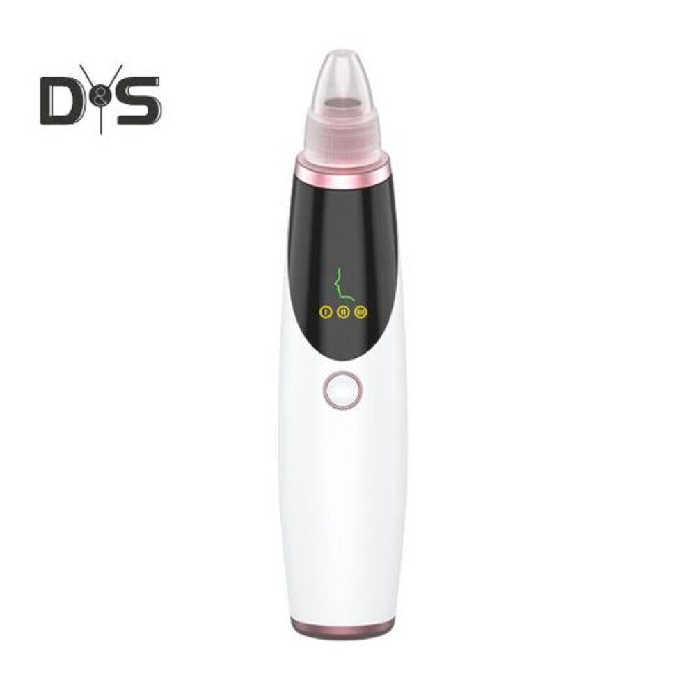 Electric Blackhead Remover Portable Pore Vacuum Skin-friendly Blackhead Removal Tool With 5 Suction Heads 3 Adjustment Modes Gift For Women Girls